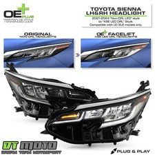 Led Drl Xse Upgrade Fit Lexle For 2021-2024 Toyota Sienna Full Led Headlights