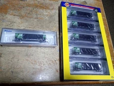 Athearn - N - Bethgon Coalporters-Burlington Northern (BN) 5-Pk + Double Rotary