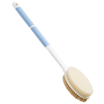 Wonsagain Back Scrubber Anti Slip Long Handle For Shower, Dual-sided B