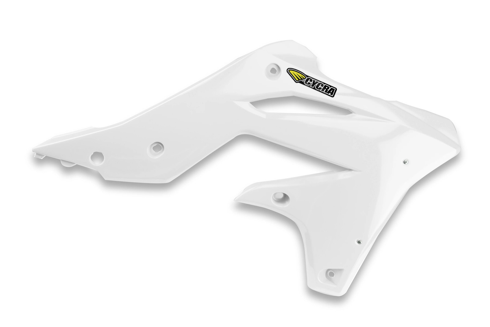 Ecope de radiateur Cycra Powerflow KAWA 16 idéale pour les sorties tout-terrain et enduro
