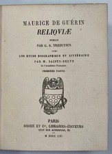 GUÉRIN. Maurice de.         Reliquae.  1861