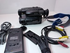 Sony CCD-TR7 Video8 Handycam Camcorder w/ Charger Cables As Is