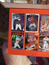 Mike Trout (10) Card Lot Topps Chrome Topps Fire Optic Check It Out!!