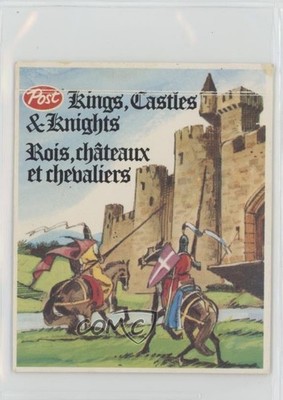 1960 Post Cereal Kings Castles & Knights 3D Cut-Outs #15 d8k