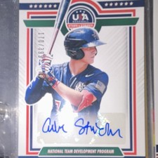 Panini Stars & Stripes 2022 Cale Stricklin #NTDP-CS Auto RC 101/399