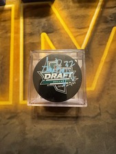 Signed 2018 NHL Draft Dallas Adam Boqvist Hockey Puck