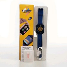 Smart Watch for Kids, w/ 26 Puzzle Games, Touch Screen, HD Camera, 4-12yr BLUE 