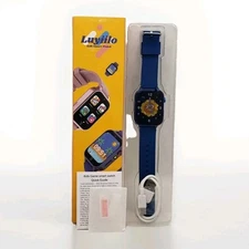 Smart Watch for Kids, w/ 26 Puzzle Games, Touch Screen, HD Camera, 4-12yr (BLUE)