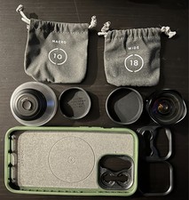 Moment Wide Lens v2 18mm and Macro Lens 25mm M-Series 120-022 bundle