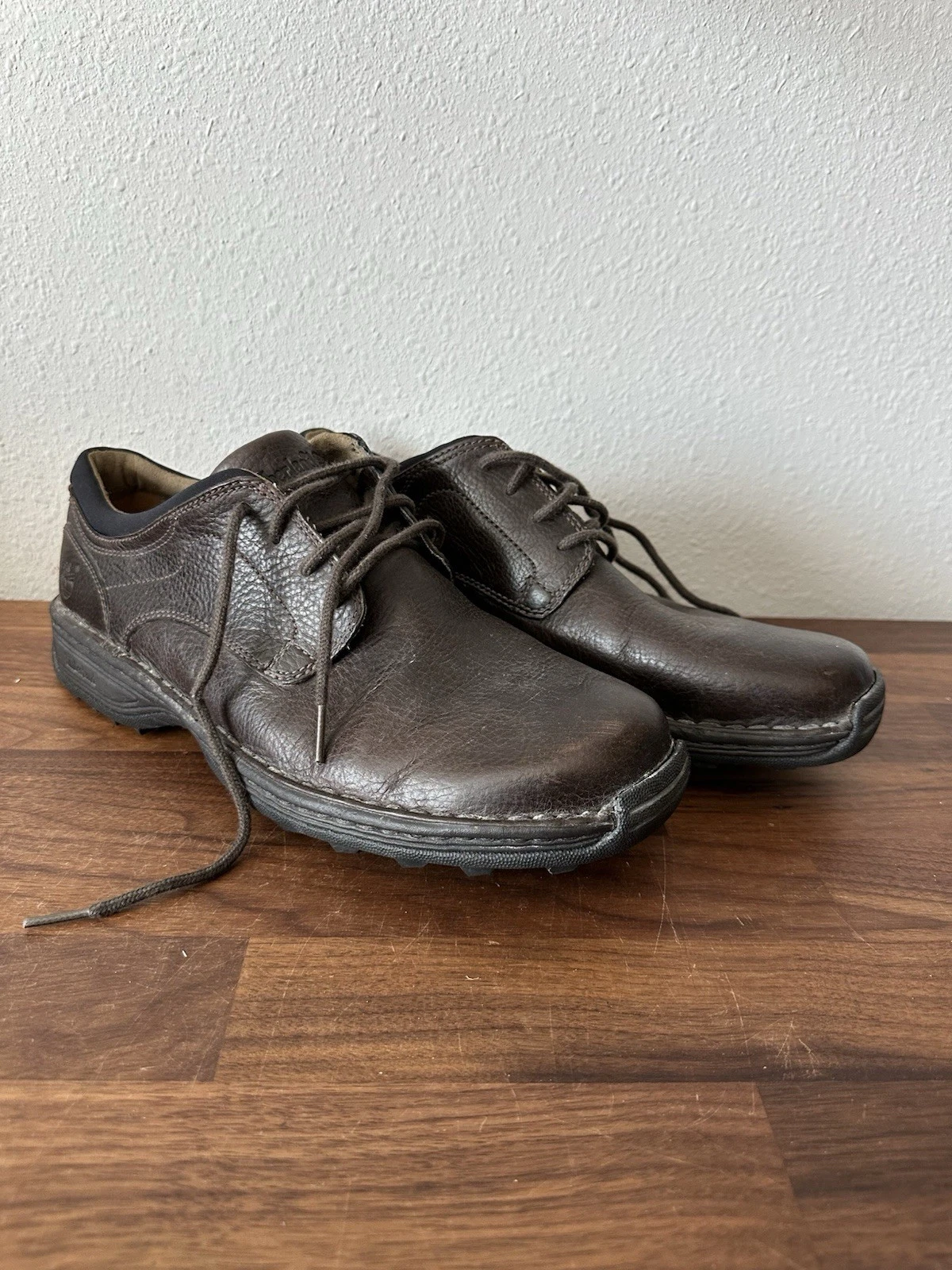 Timberland Oxford Scarpe Uomo Taglia 11 5 Marrone 54556 Pelle Eleganti