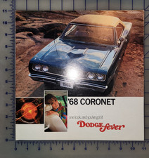 1968 Dodge Coronet Brochure Original Rt 500 440 426