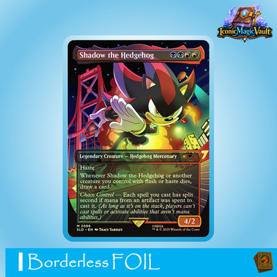 Shadow the Hedgehog | Magic MTG | Secret Lair x Sonic | EN | NM | Mythic | Foil