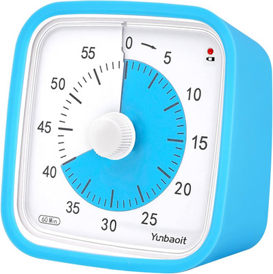 Yunbaoit Upgraded Visual Timer with Protective Case 60 Minute Countdown Timer fo