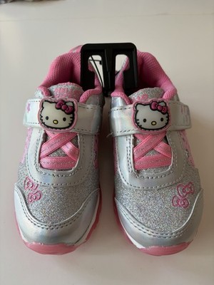 Hello Kitty Light Up Girls Sneakers Size 8