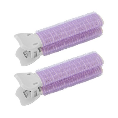 Purple 2x Hair Volume Roller Curler Clip Portable Volumizing Hair Root Clips Ban