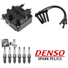 Engine Tune Up Kit Ignition Coils w/ Wires & Spark Plugs for Forester Impreza