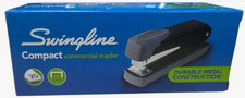 Swingline Compact Commercial Stapler, 20 Sheet Capacity, Black/Gray