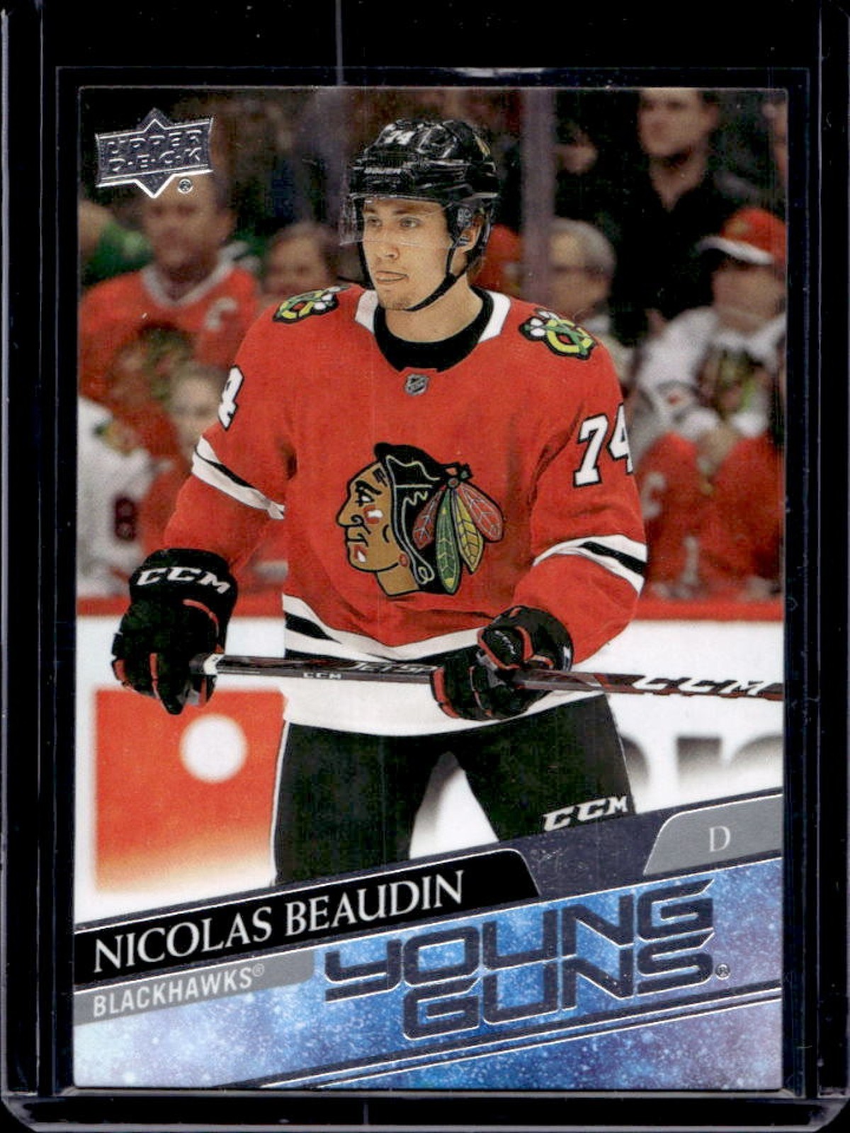 2020-21 Upper Deck Nicolas Beaudin Rookie Young Guns RC #226 Blackhawks