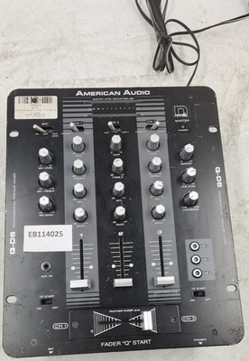 American Audio Q-D6 Professioneller Mixer - Gebraucht Mit Gebrauchsspuren
