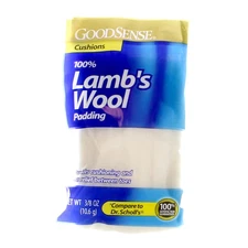 GoodSense® Lamb's Wool Padding 3/8 oz, Cushions and Separates Toes