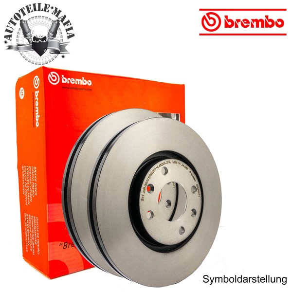 Brembo Bremsscheibe Bremsscheiben Vorn FüR Audi 09.B970.11 Neu-image