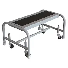 TRI-ARC WLSR001243 Step Stool, Mobile, Steel, 1-Step