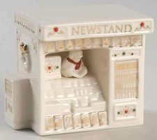 Lenox Mistletoe Park Village News Stand - Boxed 8787960