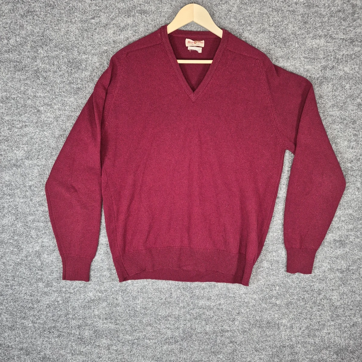 50〜60s Alan Paineバーガンディ Vネックセーター vintage Alan Paine Men's Sweaters for sale - eBay