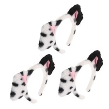 3 Pcs Dalmatian Ears Adult Dalmation Headbands for Women Cosplay