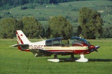 Dia D-EHEC Robin DR-400/180 Regent Flugzeug Planespotter 35mm gerahmt jst-O12-44