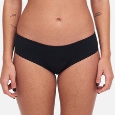 New Women's CHANTELLE 17P4 Black Essential Leakproof Bikini Panty Size S