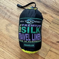 Sea To Summit 100% Silk Travel Liner + Pillow Insert Traveller Blue