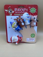 VTG 2015 Rudolph the Red Nosed Reindeer Finger Puppets - 5 Piece Set