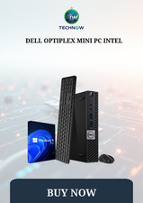 Dell OptiPlex Mini PC Intel i5-6th 16GB RAM 256GB SSD Windows 11 Built-in Wi-Fi
