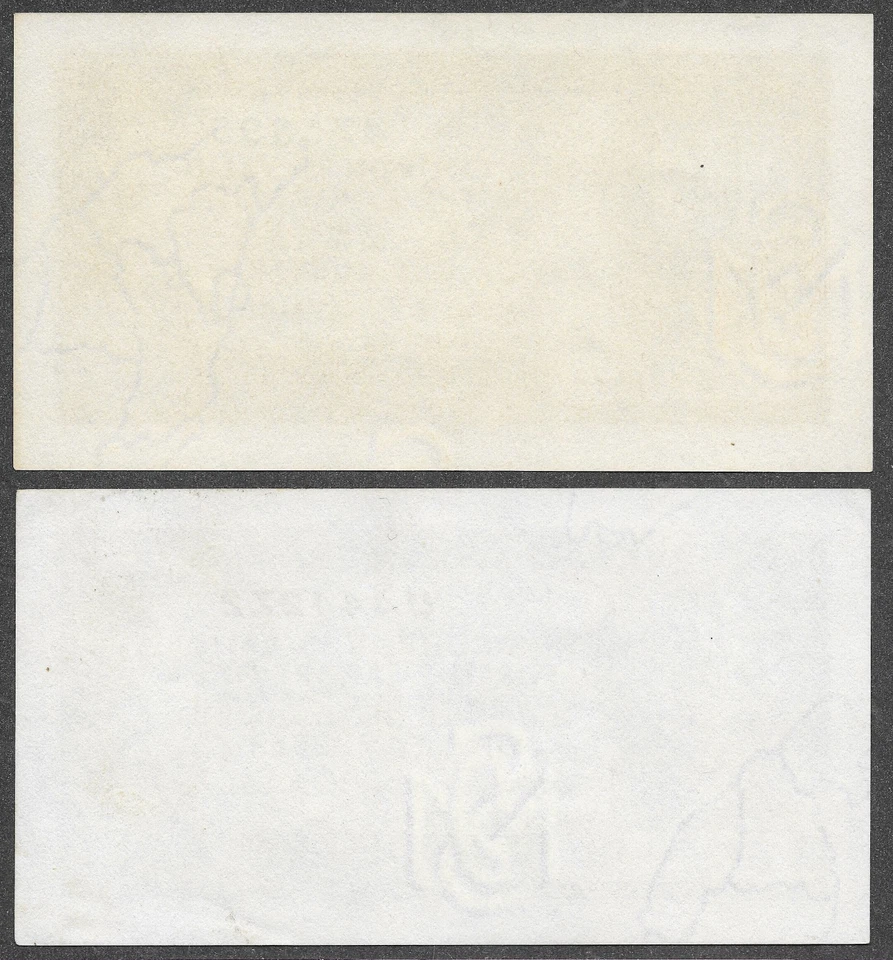 Не бывшие в обращении экспортные купоны на сухую резину Малайзия/Малайя Пенанг 10 и 25 Katis 1941 г. - Изображение 2 из 2