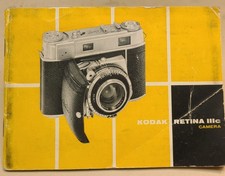 Kodak Retina IIIc instruction manual, US SELLER "LQQK"