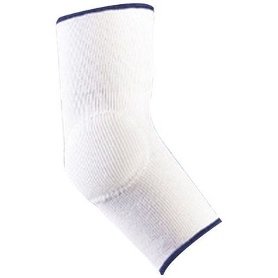 FLA Medium Compressive Elbow Support with Viscoelastic Insert White tennis and g