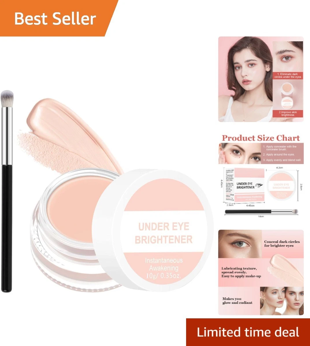 Revitalizing Under Eye Concealer Stick - Moisturizing, Durable, and Natural