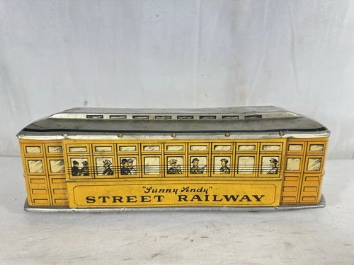 Original Wolverine Tin Street Railway Trolley Car
