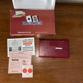 Nintendo BJ-60 Multi-Screen handheld Blackjack game 1985  New In Box