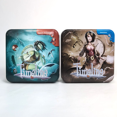 Timeline Inventions + Sports & Loisirs French Card Game Asmodee Frédéric Henry 
