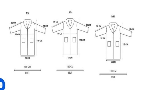 Unisex Hooded Luxury Egyptian Cotton Towelling Bath Robe, Dressing Gown 475gsm - Picture 41 of 73