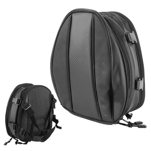 7,5-10L Moto Bolsa Trasera Bolso de Mano Bolsa de Equipaje Asiento Trasero Bolsa - Imagen 16 de 21