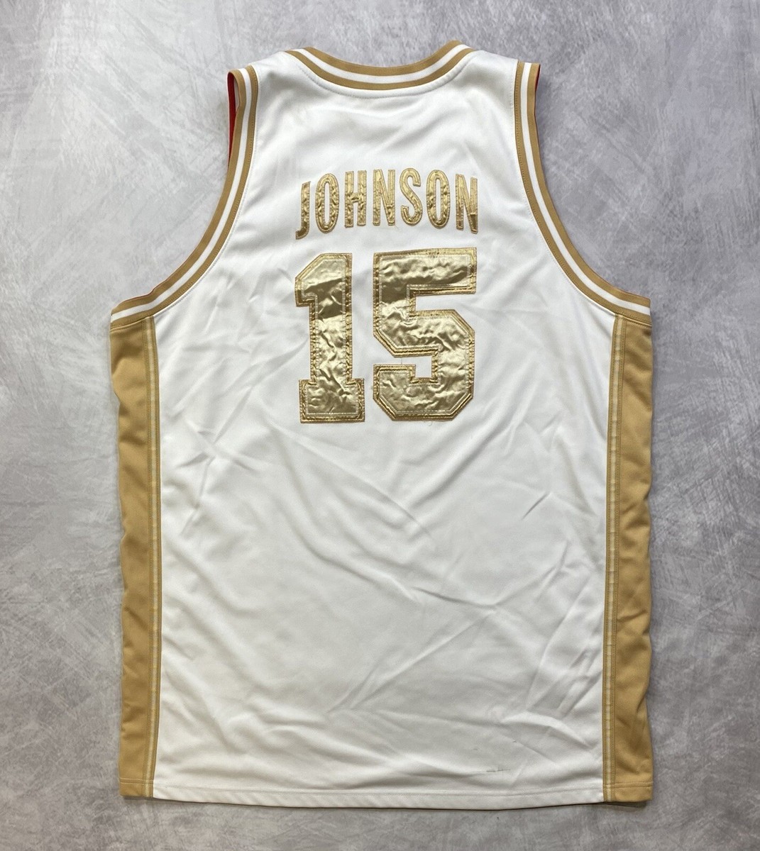 90's champion DREAM TEAM ＃15 JOHNSON Magic Johnson #15 1992 Olympics Nike Jersey Dream Team USA