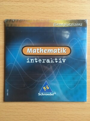 Mathematik interaktiv Einzelplatzlizenz Schroedel Graphix VU-Statistik Neu CD
