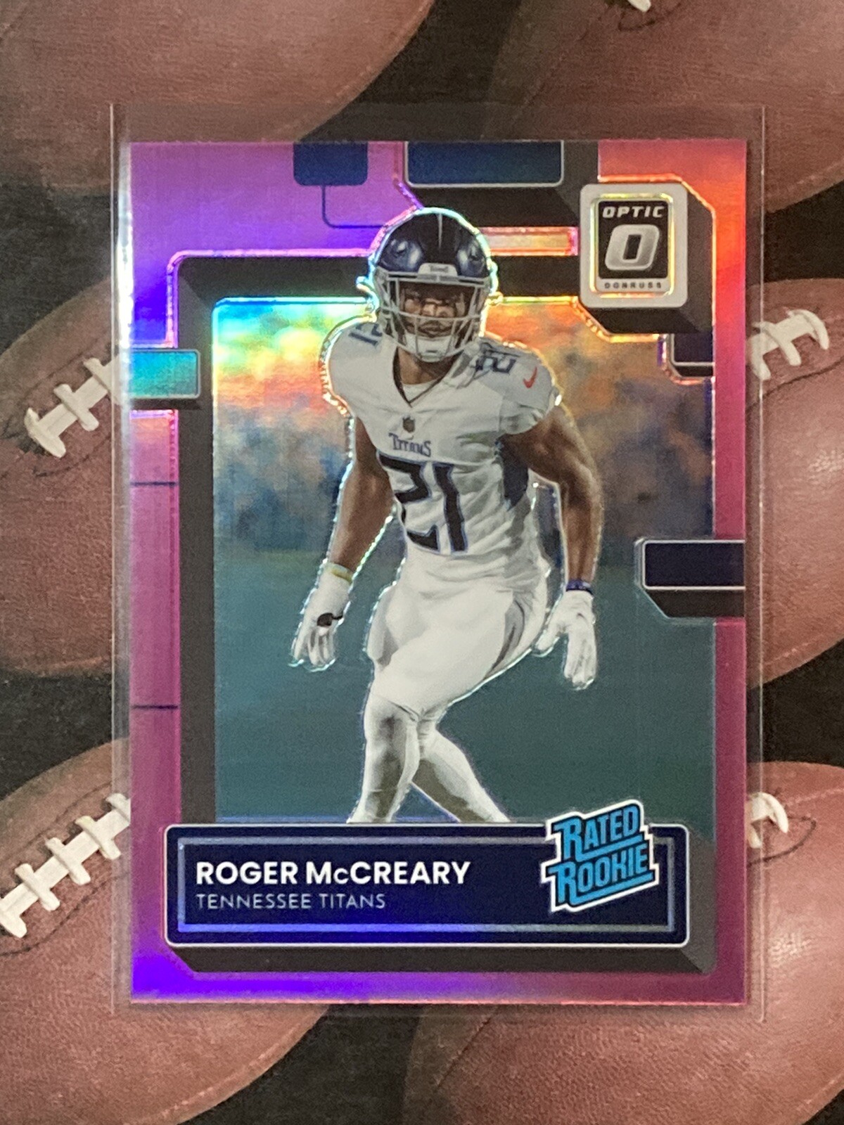 Roger McCreary Panini Donruss Optic #259 Pink