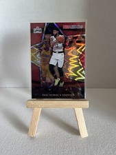 NBA Hoops 2020-21 Lights Camera Action Purple Explosion Paul George #2