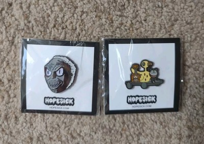 Beetlejuice Nightmare Before Christmas Tim Burton Enamel Pin Lot Of 2