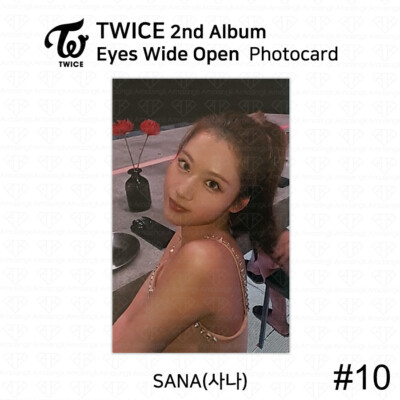 TWICE eyes wide open サナ Twice Sana | [ SCAN ] TWICE 2nd Full Album 
