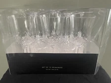 Rachel Zoe Disposable Drinkware Indoor/Outdoor Partial Set of 9 Wine Goblets